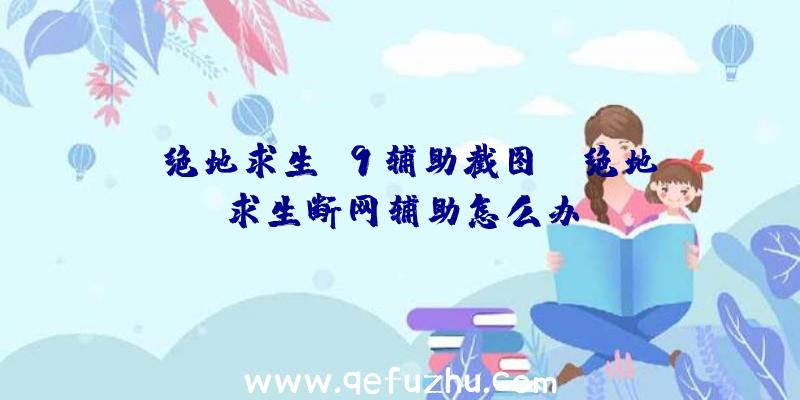 「绝地求生f9辅助截图」|绝地求生断网辅助怎么办